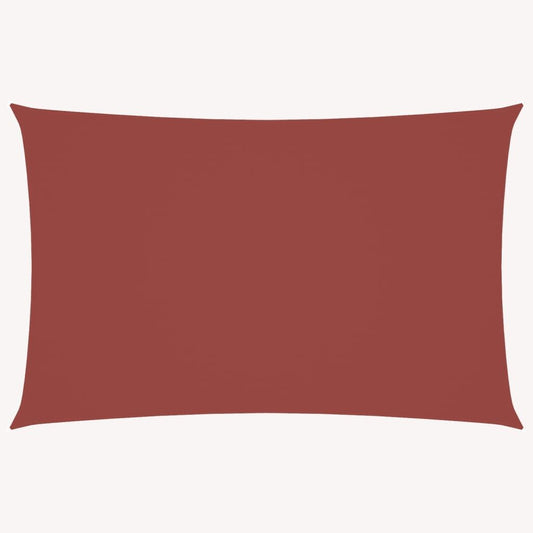 Vidaxl Toldo De Vela Rectangular Tela Oxford Terracota 5x7 M_0