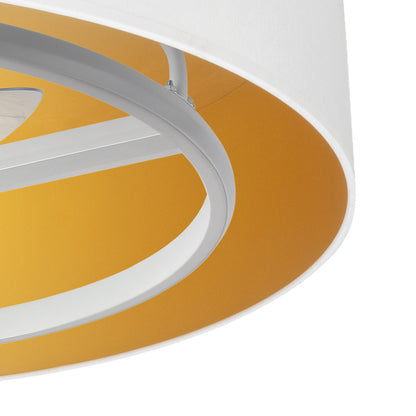 Ventilador Dc Anuska 60w Blanco/oro 8 Aspas 6 Veloc. 70d 5100lm 3col Remoto,memoria,reg.intensidad,temporizador_1