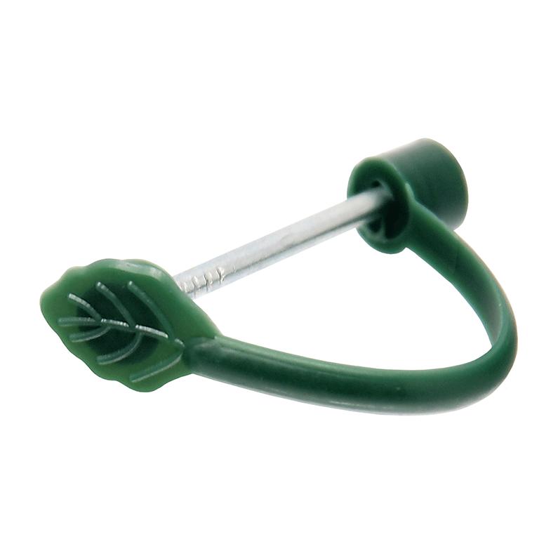 Abrazadera para trepadoras con clavo Biotop 8 ud