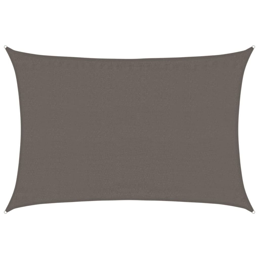 Vidaxl Toldo De Vela Gris Antracita Hdpe 160 G/m² 3,5x4,5 M_0