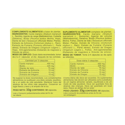 Cardo Mariano Plus Integralia, 60 cápsulas