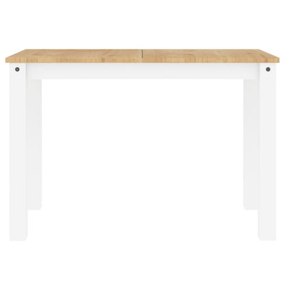 Mesa De Comedor Panama Madera Maciza Pino Blanco 117x60x75 Cm_2