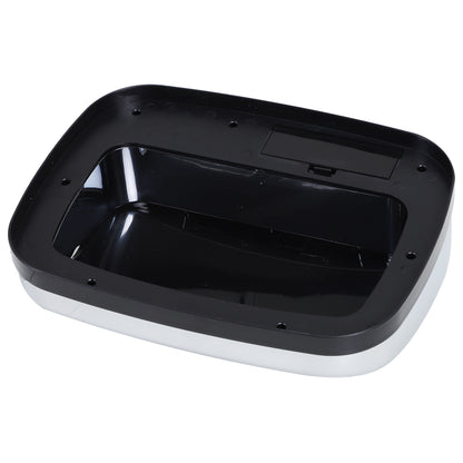 Caixote De Lixo Inteligente Homcom Preto E Prata Abs E Aço Inoxidável 33x25x58cm_4