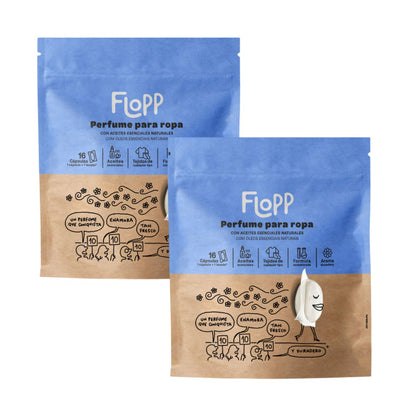 Pack 2 x Perfume para ropa ECO Flopp 16caps