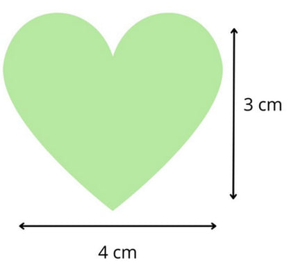 12 Jabones Aromáticos Con Forma De Corazón - Detalle Para Invitados De Eventos. Jabón Glicerina Aroma Té Verde_2
