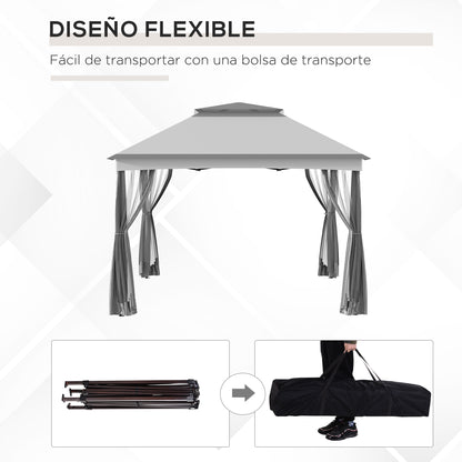 Outsunny Carpa Plegable Gazebo 3_4