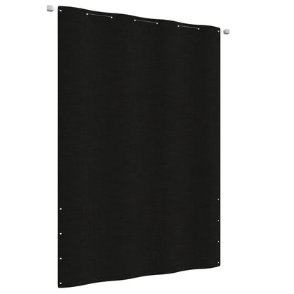 Vidaxl Toldo Pantalla Para Balcón De Tela Oxford Negro 160x240 Cm_0