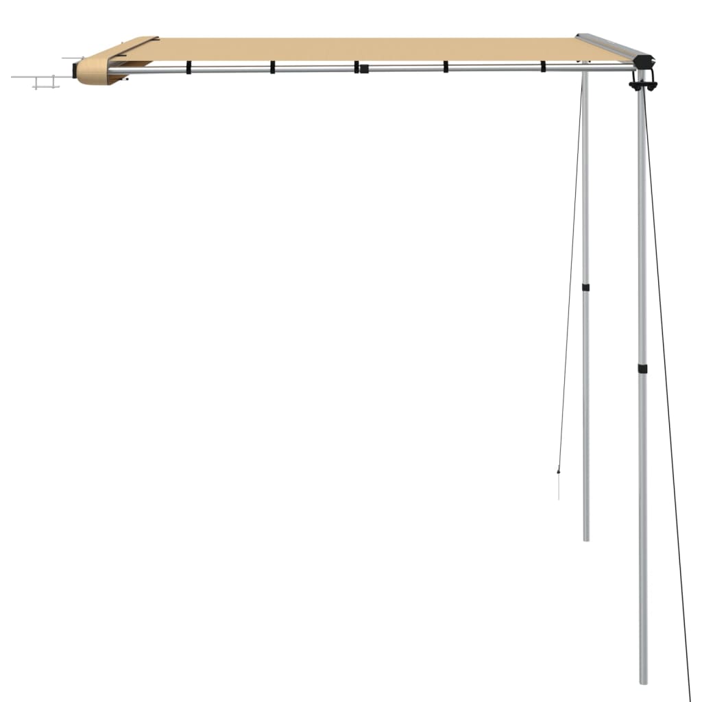 Toldo Para Autocaravanas Y Caravanas 2,4x2x2,15 M Beige_4