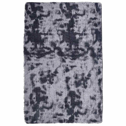 Vidaxl Alfombra De Pelo Largo Navarra Gris Oscuro 130x200 Cm Poliéster_0