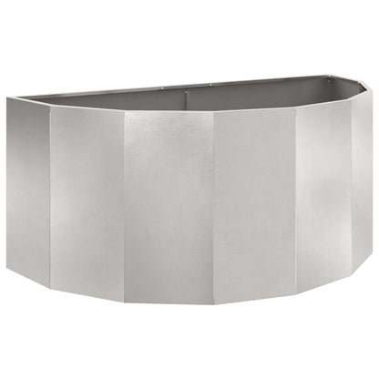 Jardinera Plateado 120 X 60 X 50 Cm Acero Inoxidable_0