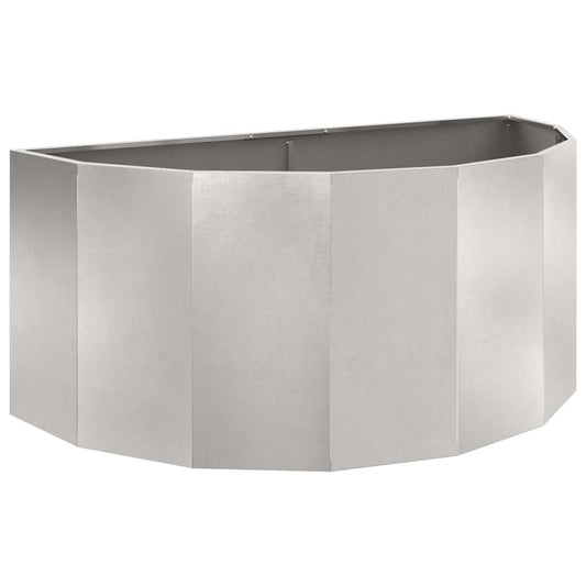 Jardinera Plateado 120 X 60 X 50 Cm Acero Inoxidable_0