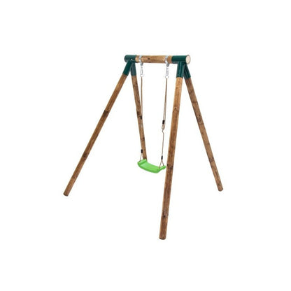 Columpio Individual De Madera Redonda Masgames Kila L.