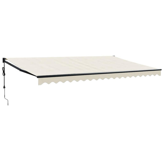 Toldo Retráctil Automático Color Crema 5x3 M_0