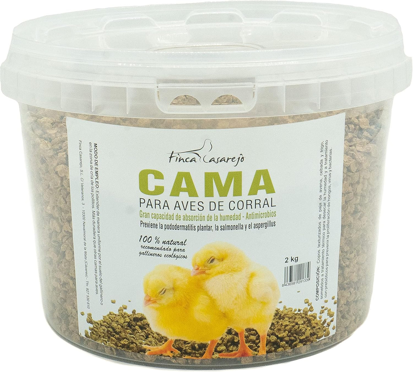 Cama Para Gallinas - Copos Texturizados Antimicrobianos_0