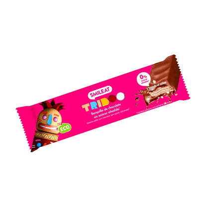 Pack 16x Barrita Barquillo recubierta de Chocolate ECO Smileat 40g