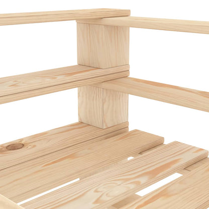 Vidaxl Juego De Muebles De Palets Para Jardín 5 Piezas De Madera_5