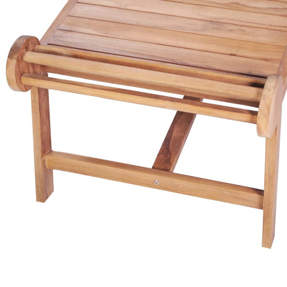 Mesa De Centro De Teca Maciza 100x50x45 Cm_2