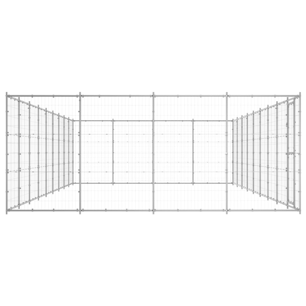 Perrera De Exterior De Acero Galvanizado 43,56 M²_2