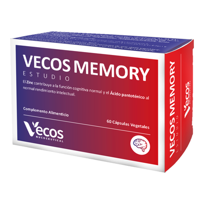 Memory Vecos 60 Cápsulas | Memoria Y Concentración | Fosfatidilserina, Dha Y Ginkgo_0