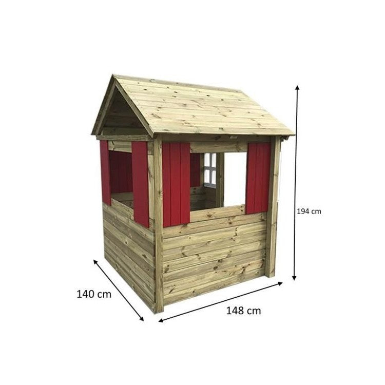 Casita De Madera Masgames School Paint.