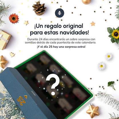 Calendario de Adviento de semillas con mini invernadero Planeta Huerto