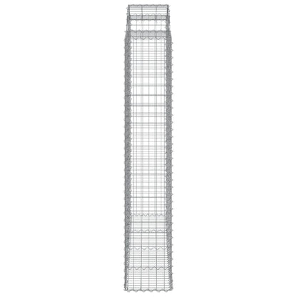 Cestas De Gaviones 13 Uds Forma De Arco Hierro 200x50x220/240cm_4