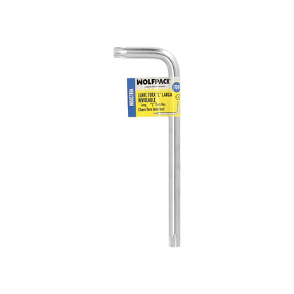 Llave Torx Inviolable Larga Acero Cromo Vanadio Profesional T09 Mm. Llave Estrella, Llave Allen Estrella_3