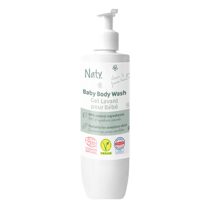 Gel de baño para bebé 0m+ Naty 240 ml