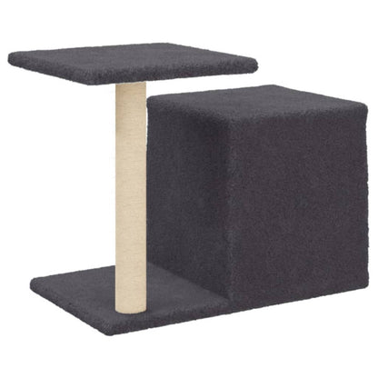 Vidaxl Rascador Para Gatos Con Postes De Sisal Gris Oscuro 50,5 Cm_5