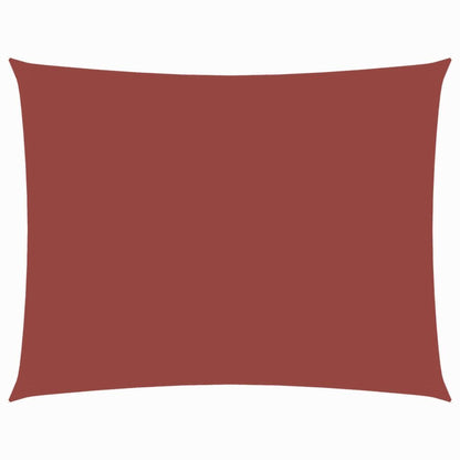 Vidaxl Toldo De Vela Rectangular Tela Oxford Terracota 3x4,5 M_0