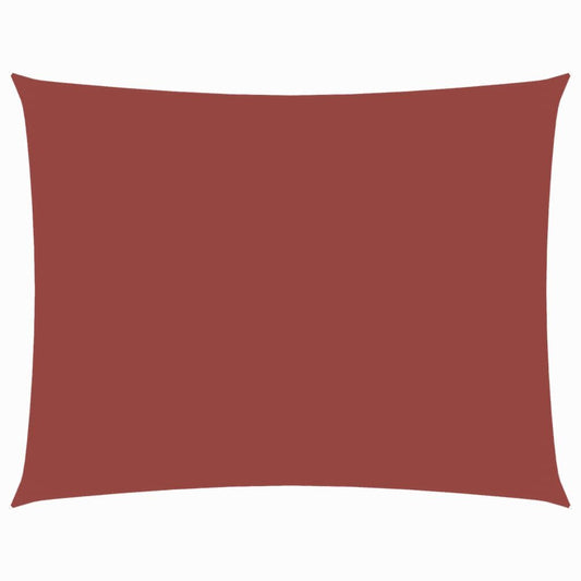 Vidaxl Toldo De Vela Rectangular Tela Oxford Terracota 3x4,5 M_0