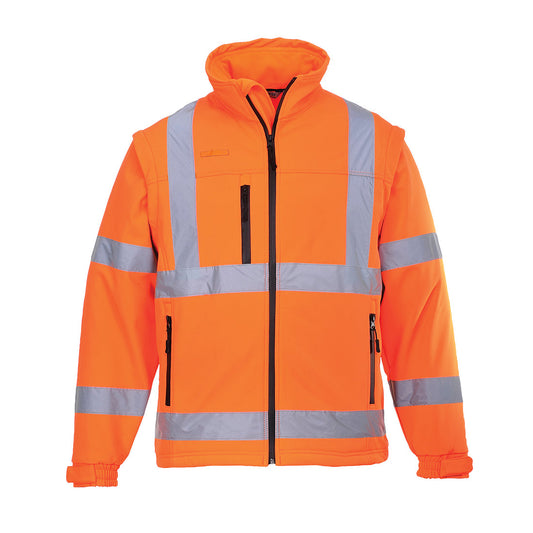 Softshell 2 En 1 De Alta Visibilidad (3 Capas) / Xxl / Amarillo_0