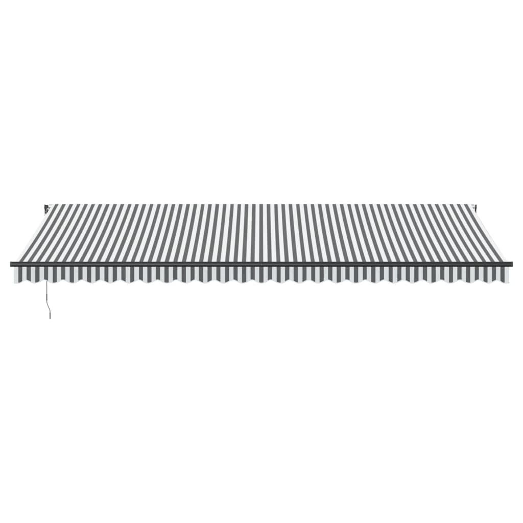 Toldo Retráctil Automático Luz Led Antracita Blanco 600x350 Cm_3