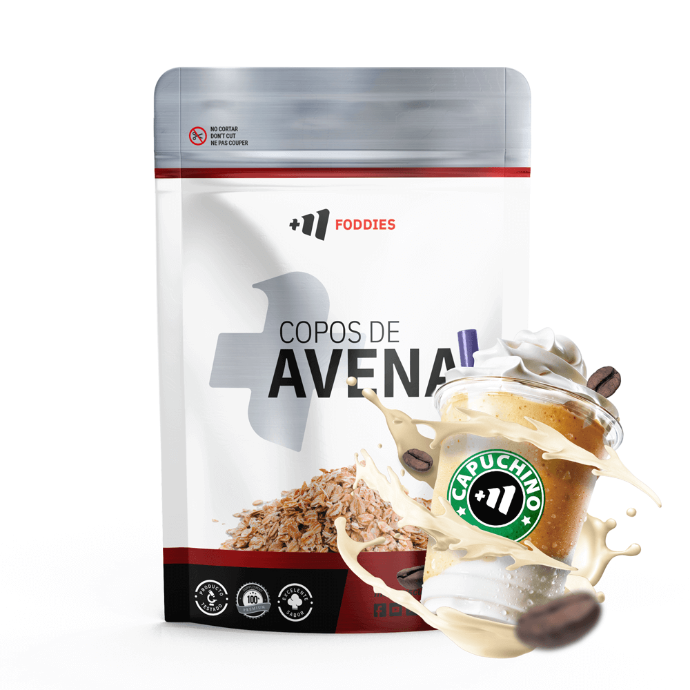 Copos De Avena Con Sabor - 800g - Capuchino - Alimentación Saludable - Masmusculo_0