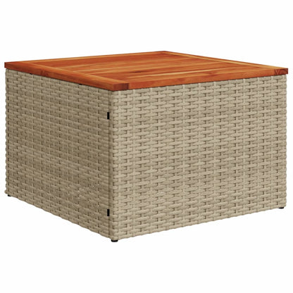Set Sofás De Jardín Con Cojines 13 Pzas Ratán Sintético Beige / Vetonek_3