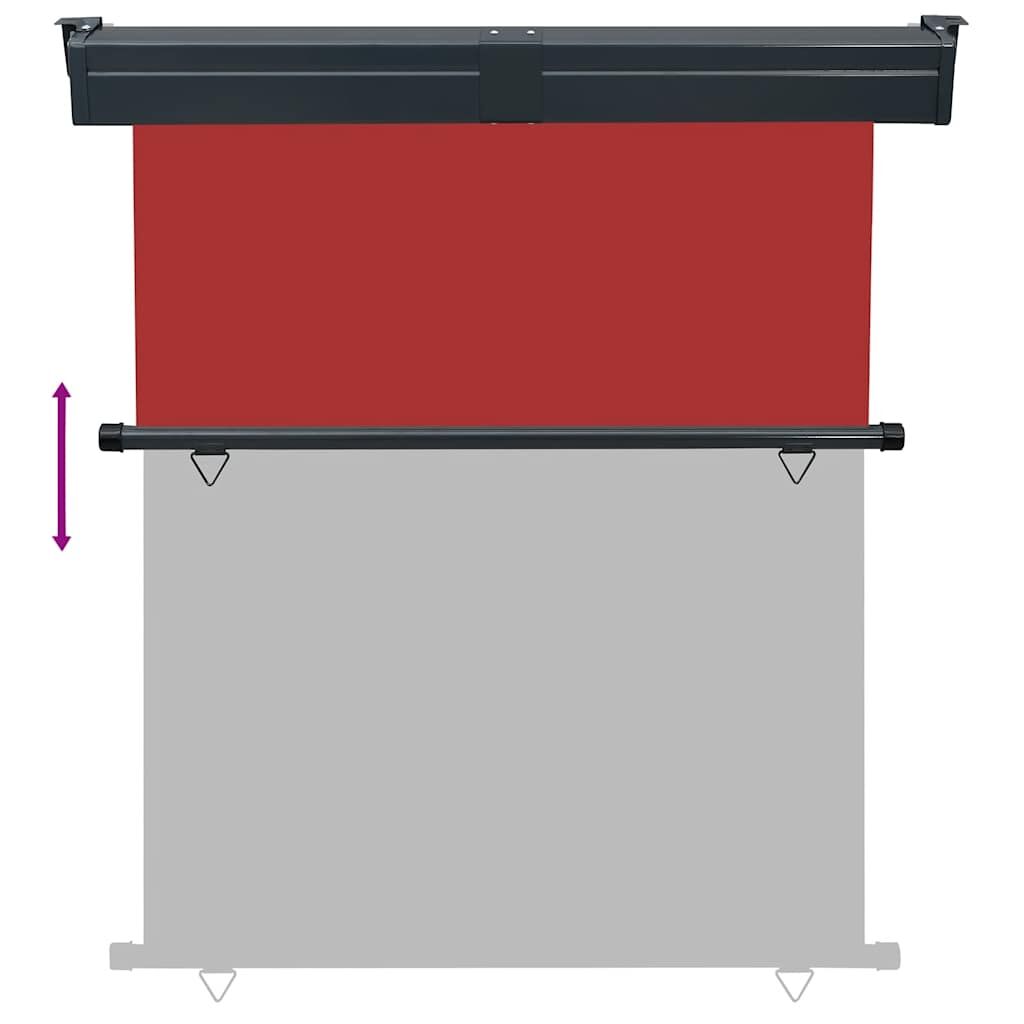 Vidaxl Toldo Lateral De Balcón Rojo 145x250 Cm_4