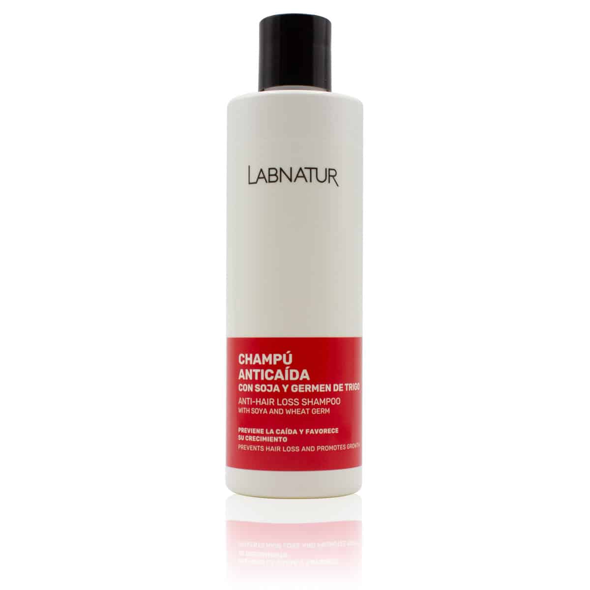 Champú Anticaída con Soja y Germen de Trigo Labnatur 250 ml | Fortalece | Cabello Débil y Fino | Vegano_0