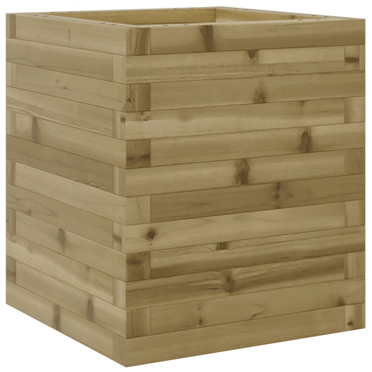 Jardinera De Madera De Pino Impregnada 40x40x46 Cm_0