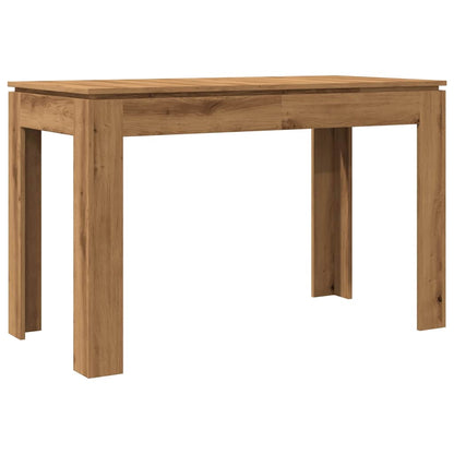 Mesa De Comedor Roble Artesano 120x60x76cm Madera Reconstituida_0