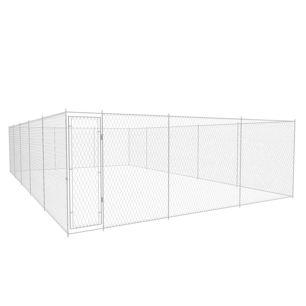 Perrera De Exterior De Acero Galvanizado 950x570x185 Cm_1