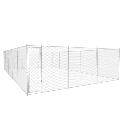 Perrera De Exterior De Acero Galvanizado 950x570x185 Cm_1