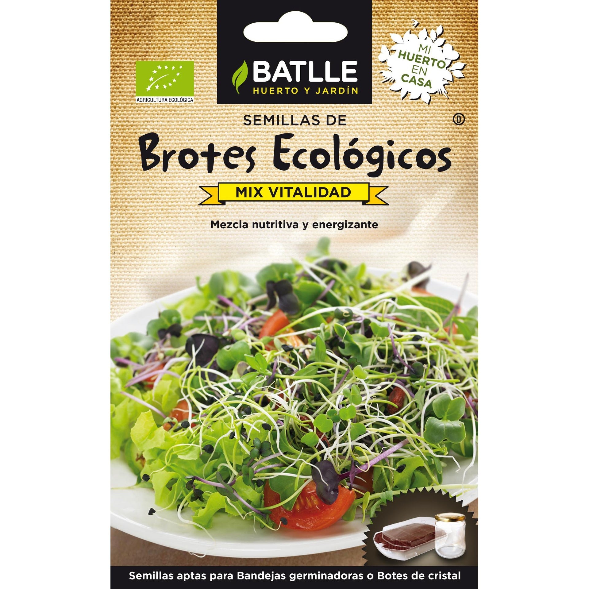 Semillas de Mix Vitalidad ecológicas para germinados Batlle
