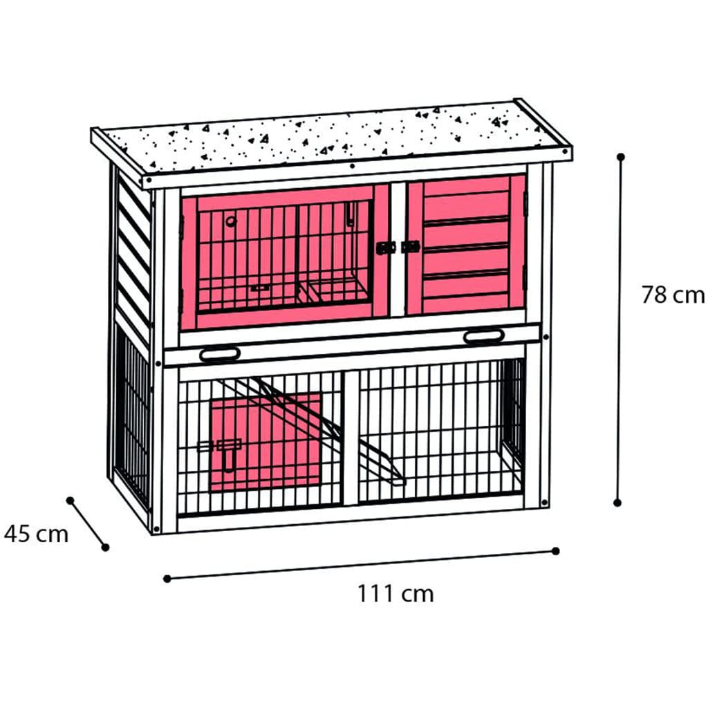 Flamingo Conejera Loft Urban 111x45x78cm_1