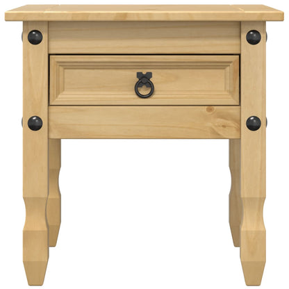 Mesa Auxiliar Corona Madera Maciza De Pino 50x50x50 Cm_2