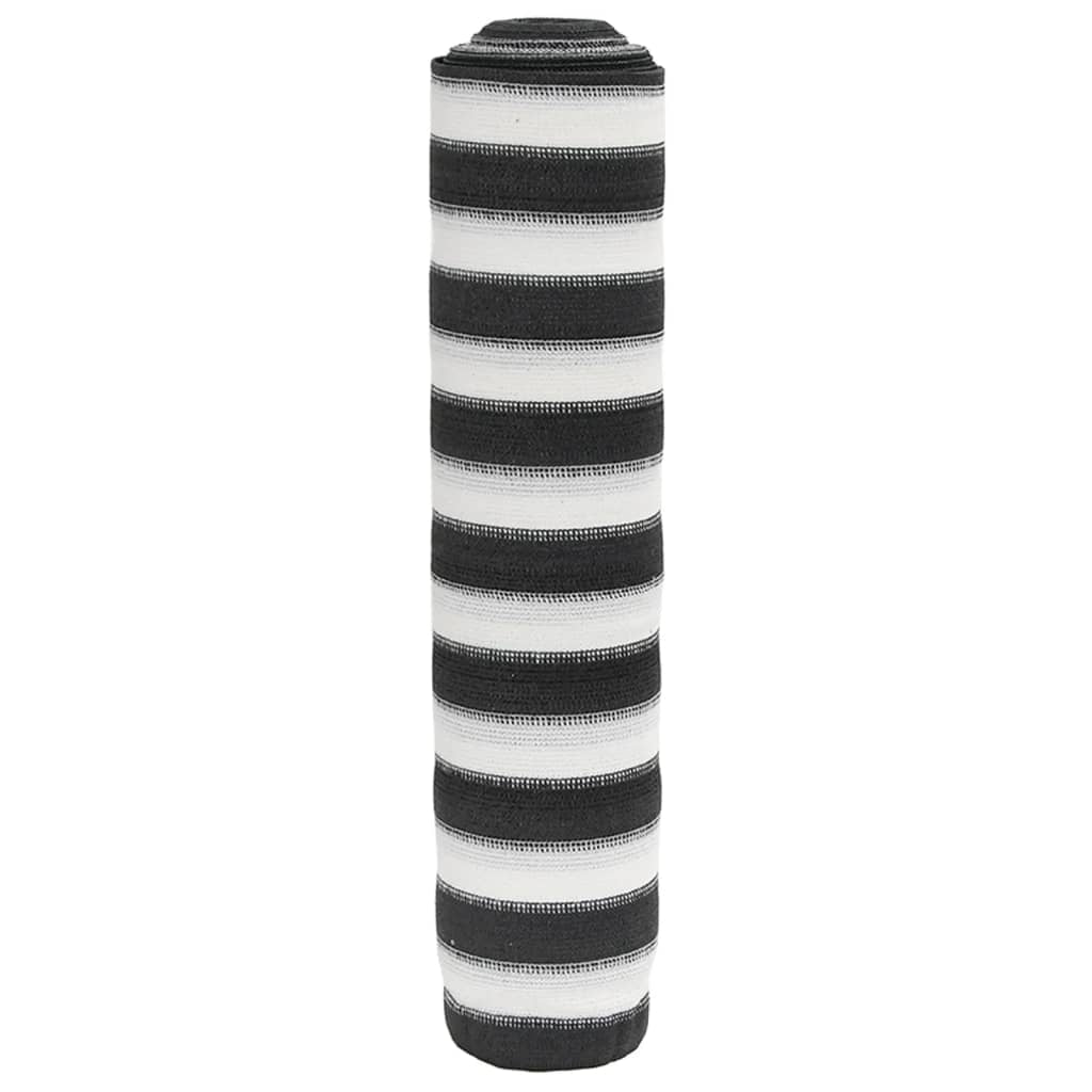 Vidaxl Red De Privacidad Hdpe Gris Antracita Blanco 1,5x50 M 195 G/m²_0
