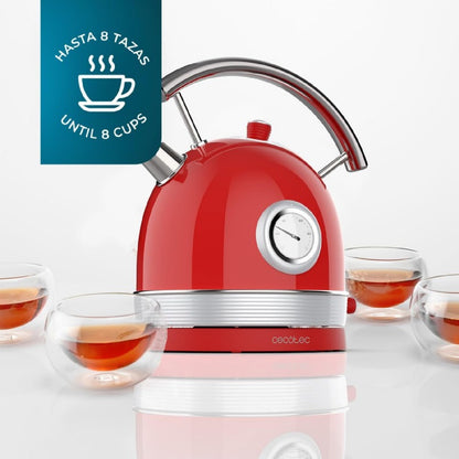 Cecotec Hervidor De Agua Hervidor De Agua Thermosense 420 Vintage Light Red_2