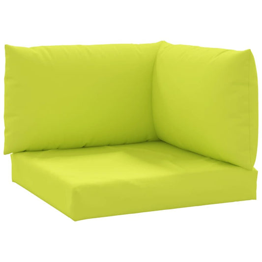 Vidaxl Cojines Para Palets 3 Unidades Tela Oxford Verde Claro_0
