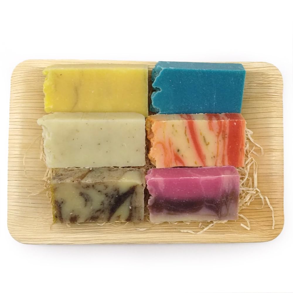 Set 6 Jabones Naturales - Cesta Jabones Hechos Con Aceite De Oliva - Regalo Original Días Especiales - Todo Tipo De Piel_3