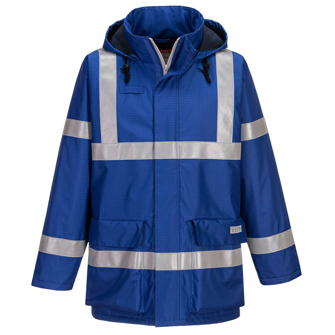 Chaqueta Antiestática E Ignífuga Bizflame Rain / Xxl / Azulina_1