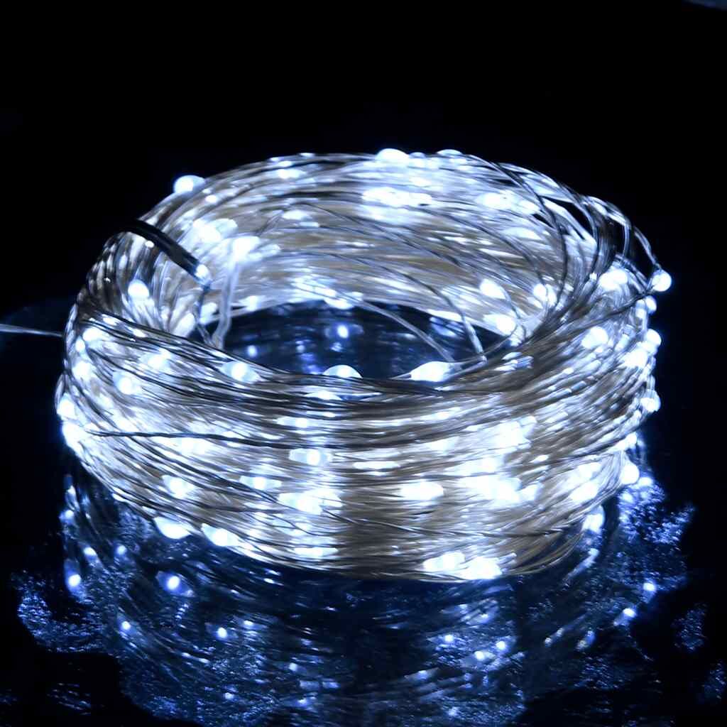 Vidaxl Tira De Luces Con 300 Led Pvc Blanco Frío 30 M_1